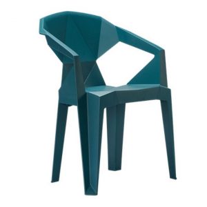 Krzesło do salonu, kuchni, muze, niebieskie