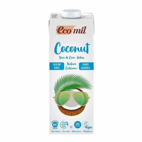 Eco. Mil − Napój kokosowy bez cukru z wapniem bezgl. BIO − 1000 ml