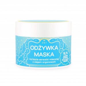 Odżywka - Maska do włosów na bazie serwatki mlecznej z olejem arganowym 250ml. NAMI