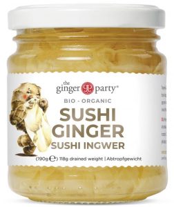 Ginger. People − Imbir marynowany do sushi. BIO − 190 g / 118 g[=]