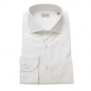 Koszula marki. Bagutta model 12745UN WALTER kolor. Biały. Odzież męska. Sezon: