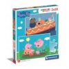 Puzzle 2x20 el. Super. Kolor. Peppa. Pig. Clementoni