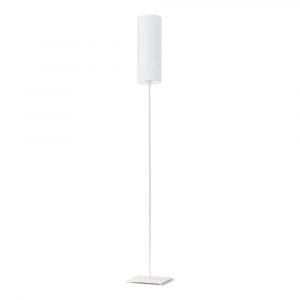 Lampa stojąca do salonu, Florencja, 20x165 cm, biały klosz