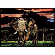 Twoje. Hobby. Elephant. Magiczna zdrapka - wydrapywanka 40.0 x 28.5 cm