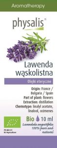 Physalis − Lawenda wąskolistna, olejek eteryczny. BIO − 10 ml