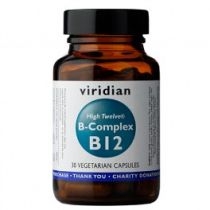 Viridian. High. Twelve. B-Complex. B12 - suplement diety 30 kaps.