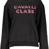 CAVALLI CLASS CZARNA BLUZA BEZ ZAMKA