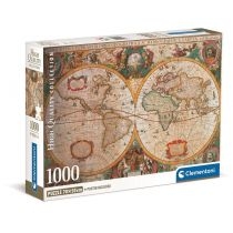 Puzzle 1000 el. Compact. Mappa. Antica. Clementoni