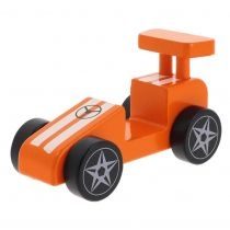 Zabawka drewniana. Racing. Car. Orange. Trefl