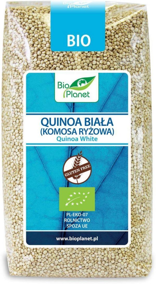 QUINOA BIAŁA BEZGLUTENOWA BIO 500 g - BIO PLANET