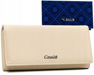 Klasyczny portfel damski ze skóry ekologicznej - 4U Cavaldi