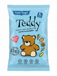 Little. Angel − Teddy, chrupki kukurydziane mini marchew dynia − 30 g[=]