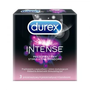 Durex. Intense 3 szt z wypustkami żel stymulujący