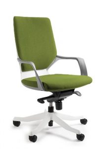 Fotel biurowy, obrotowy, Apollo. M, biały, olive