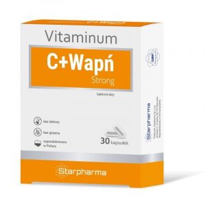 Starpharma. Vitaminum. C + Wapń Strong 30 kapsułek