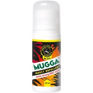 Odstraszacz. Komarów – DEET 50% – 50 ml. Mugga