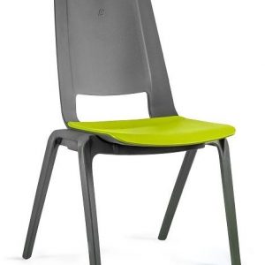 Krzesło do poczekalni, konferencyjne, fila, oliwkowy
