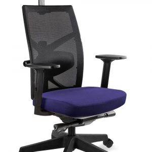 Fotel biurowy, ergonomiczny, Tune, navyblue