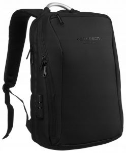 Duży, pojemny plecak z portem. USB i miejscem na laptopa - Peterson
