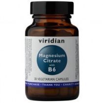 Viridian. Magnez z witaminą B6- suplement diety 30 kaps.