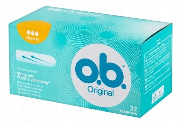 O.B. – Original. Normal, Tampony higieniczne – 32szt