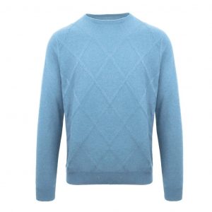 Swetry marki. Zenobi model. CRMP71 kolor. Niebieski. Odzież męska. Sezon: Cały rok