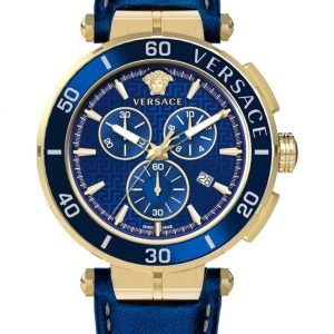 Zegarek marki. Versace model. VE3L00322 kolor. Niebieski. Akcesoria męski. Sezon: Cały rok