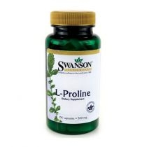 Swanson. L-Prolina 500 mg. Suplement diety 100 kaps.