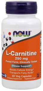 Now. Foods − L-Karnityna. Carnipure 250 mg − 60 kaps.