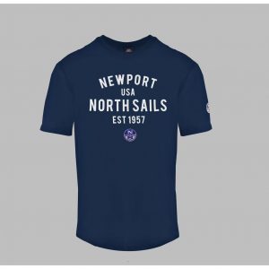 Koszulka. T-shirt marki. North. Sails model 9024010 kolor. Niebieski. Odzież męska. Sezon: Wiosna/Lato