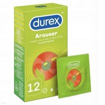 Durex prezerwatywy. Arouser prążkowane 12 szt.