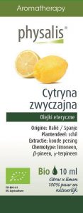 Physalis − Cytryna zwyczajna, olejek eteryczny. BIO − 10 ml