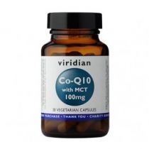Viridian. Koenzym. Q10 100mg z. MCT - suplement diety 30 kaps.