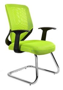Krzesło biurowe, fotel, Mobi. Skid, zielony