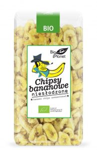 Bio. Planet − Chipsy bananowe niesłodzone. BIO − 350 g[=]