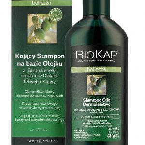 Biokap − Bellezza, kojacy szampon na bazie olejku z. Zanthalene − 200 ml