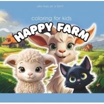Kolorowanka 140x140 Happy. Farm owca