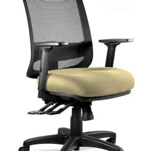 Fotel ergonomiczny, biurowy, Saga. Plus. M, buttercup