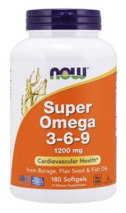 Now - Super omega 3-6-9 - 1200 mg - 180 kaps