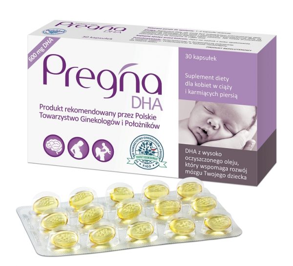 Verco – Pregna. DHA, suplement diety – 30 tabletek