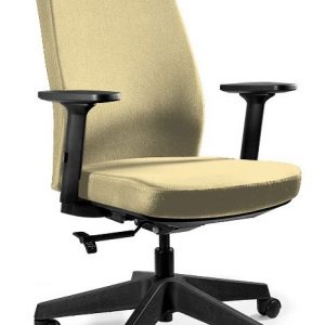 Fotel obrotowy, ergonomiczny, Work, buttercup