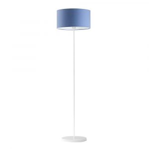 Lampa podłogowa stojąca, Werona, 40x156 cm, niebieski klosz