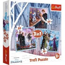 Puzzle 3w1 Magiczna opowieść Frozen 2 Trefl