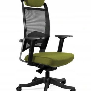 Wysoki fotel ergonomiczny, biurowy, Fulkrum, olive