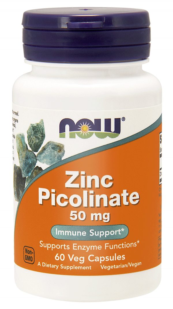 Now. Foods − Zinc. Picolinate, pikolinian cynku 50 mg − 60 kaps.