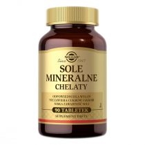 Solgar. Sole mineralne. Chelaty - suplement diety 90 tab.