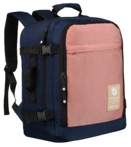 Pojemny, podróżny plecak kabinowy z portem. USB - Peterson