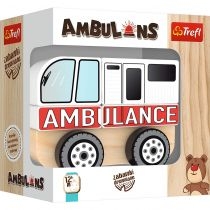 Zabawka drewniana. Ambulans. Trefl
