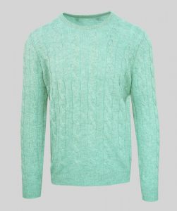 Swetry marki. Malo model. IUM023FCB22 kolor. Zielony. Odzież męska. Sezon: Cały rok