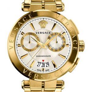 Zegarek marki. Versace model. VE1D00419 kolor. Zółty. Akcesoria męski. Sezon: Cały rok